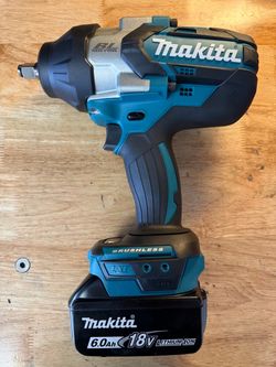 Makita impact 1/2 and battery , 18v lxt lithium-ion brushless 1/2 makita