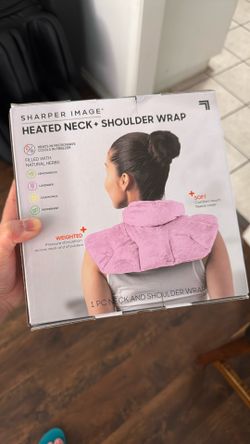 Sharper Image Heated Neck + Shoulder Wrap