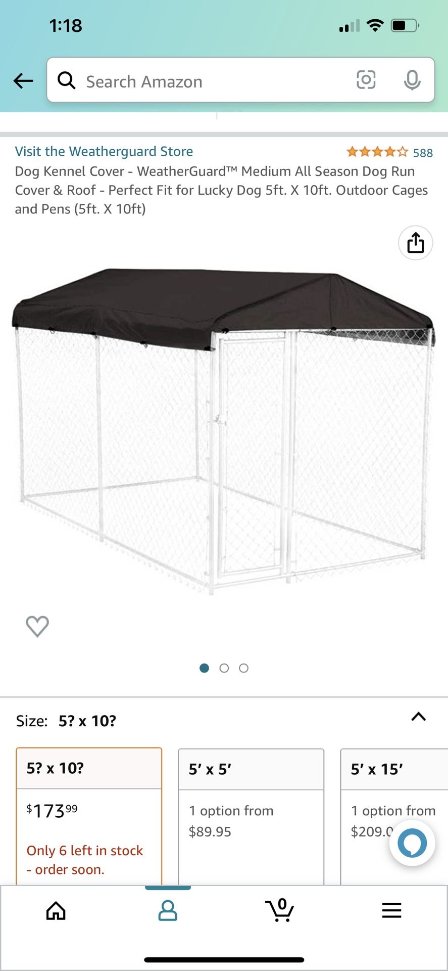 Dog Kennel Cover 