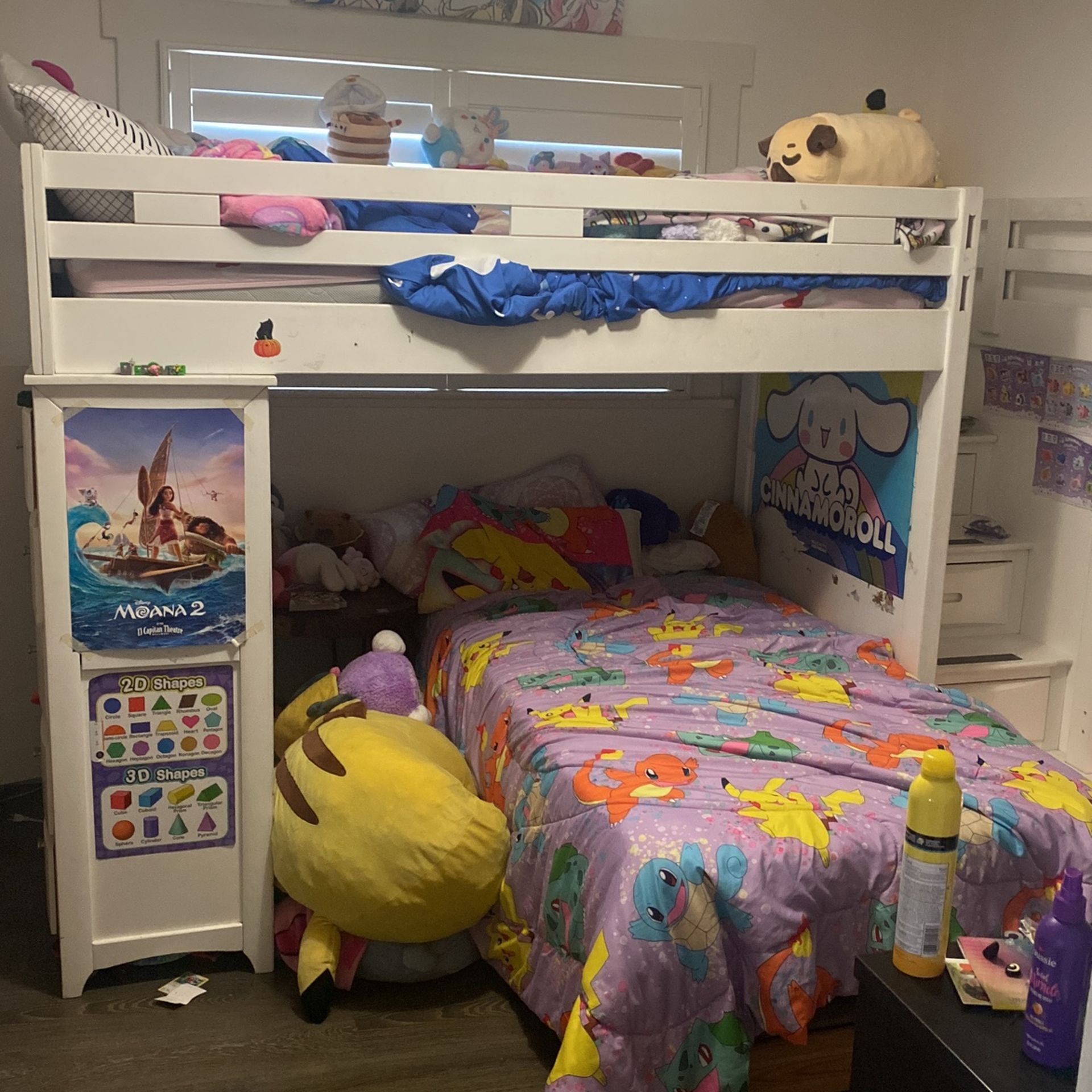 Top Bunk Bed, With Storage