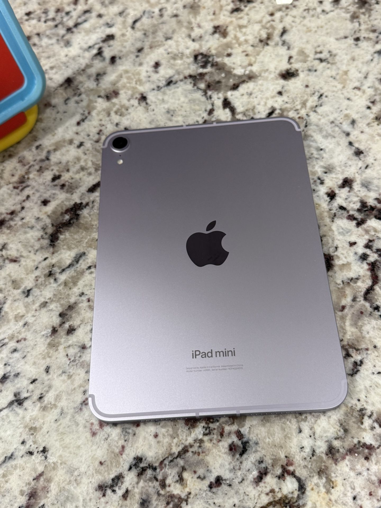 iPad Mini a17 128gb Cellular Purple