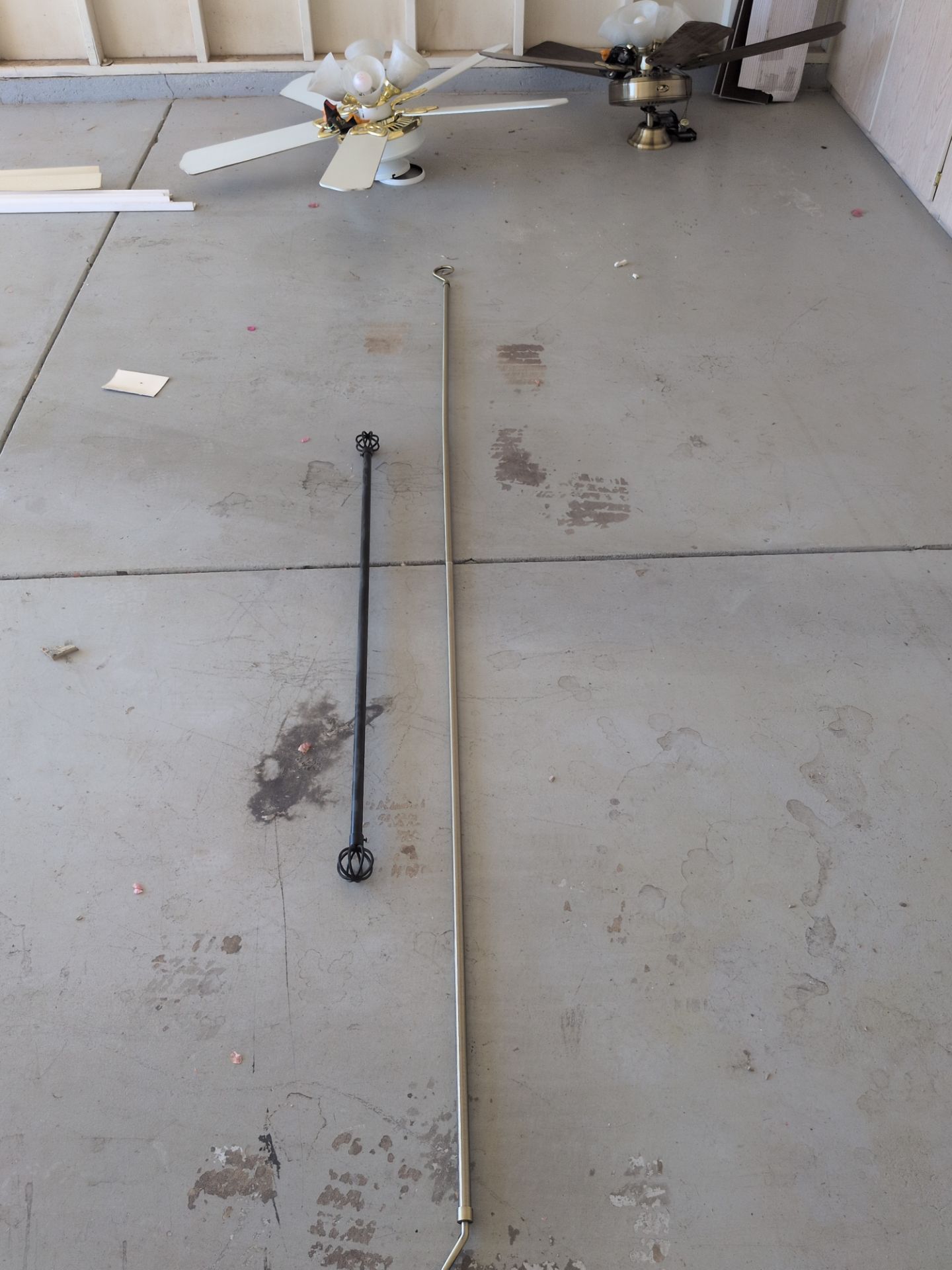 2 curtain rods for sale