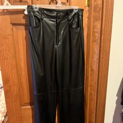 Zara Leather Pants 