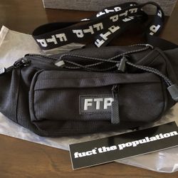 FTP Bungee Waist Bag (Black) Ds