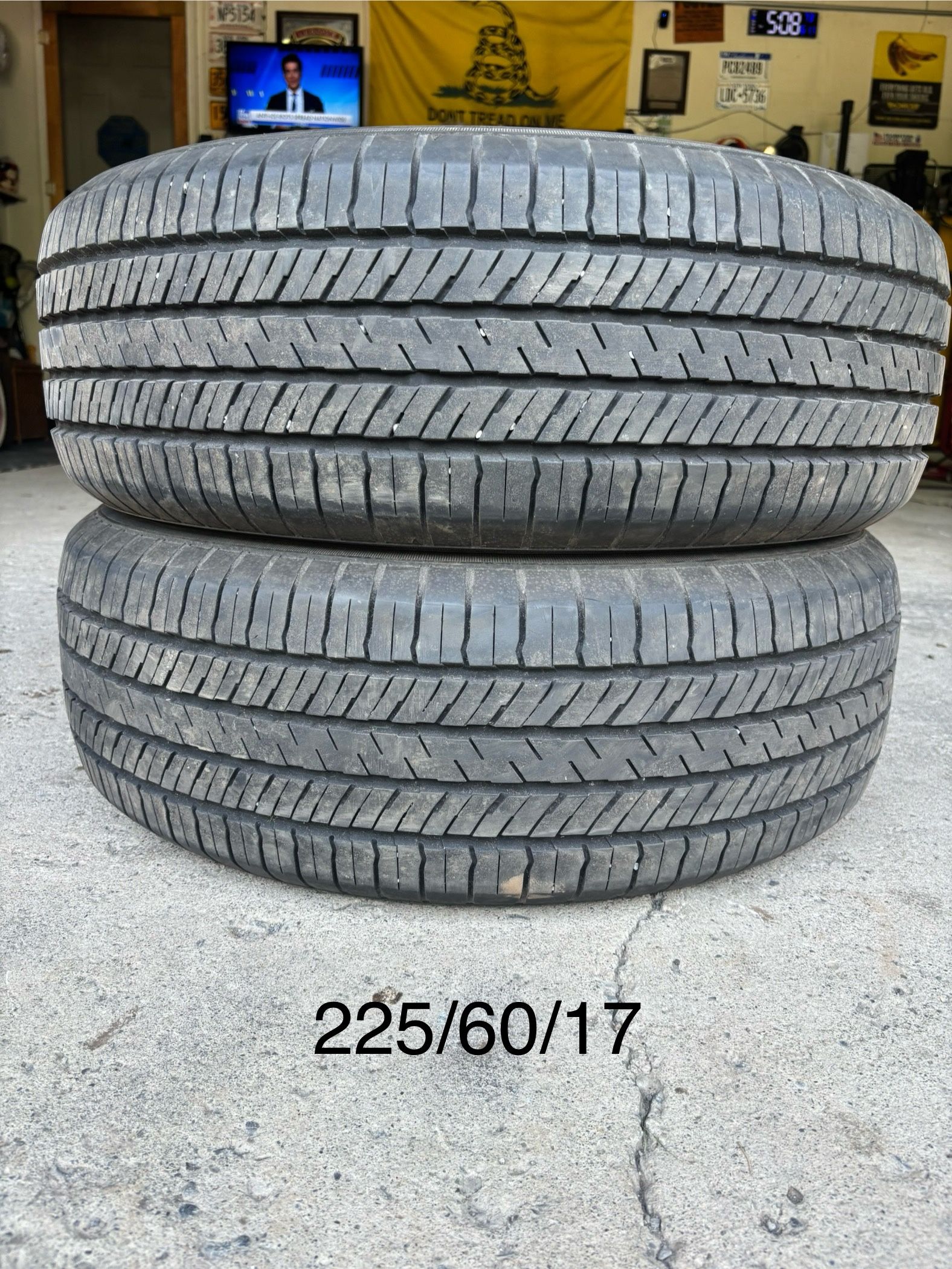 (2) - 225/60/17 Yokohama Geolander G91 Tires