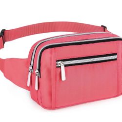 Pink Crossbody Belt Bag