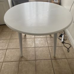 White Kitchen Dining Table 