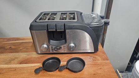 West Bend 4-Slice Toaster with Egg Cooker