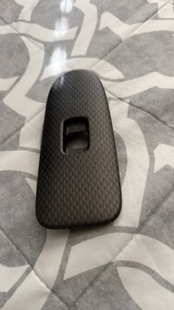 Itr passenger side faux carbon window switch