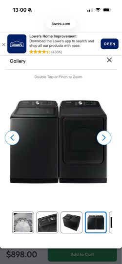 Samsung washer dryer