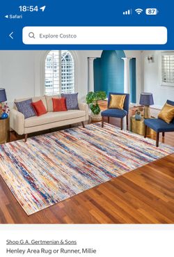 Like-new large area rug for sale