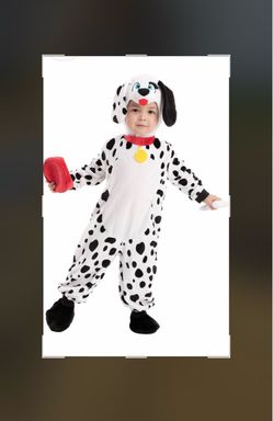 Halloween Baby Animal Costume, Dalmatian Costume Toddler Kids for Halloween Puppy Dress Up Party Toddler 12-18months New