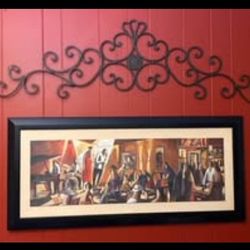 A jazz night Picture And Rod Iron Decoration Above