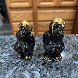 Vintage Bellboy Bellhop with Gold color Hat.  Preowned Used Normal use no stoppers. 