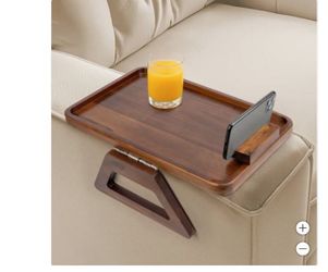 Smart Design Acacia Armrest Tray NEW