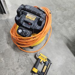 Dewalt Compressor , Nail Gun