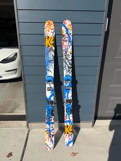 K2 Poacher 163cm Skis + Tyrolia Attack 14 GW Bindings — $300