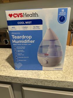 💧 Brand New CVS Tear Drop Ultrasonic Humidifier – $40