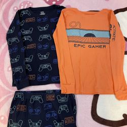 Carter’s Boys Kids Pajama Bundle - Size: 12