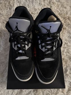 Tinker Hatfield Jordan 3 Black Cement Grey Size 11