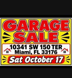 Garage Sale Saturday at 11:00 AM
