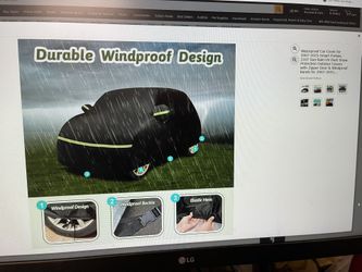 Smart Car, Cover, Waterproof, Windproof, Sun, Rain, Uv Dust And Snow Protection