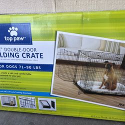 42” Large Dog Crate – Double Door (NEW in Box)
