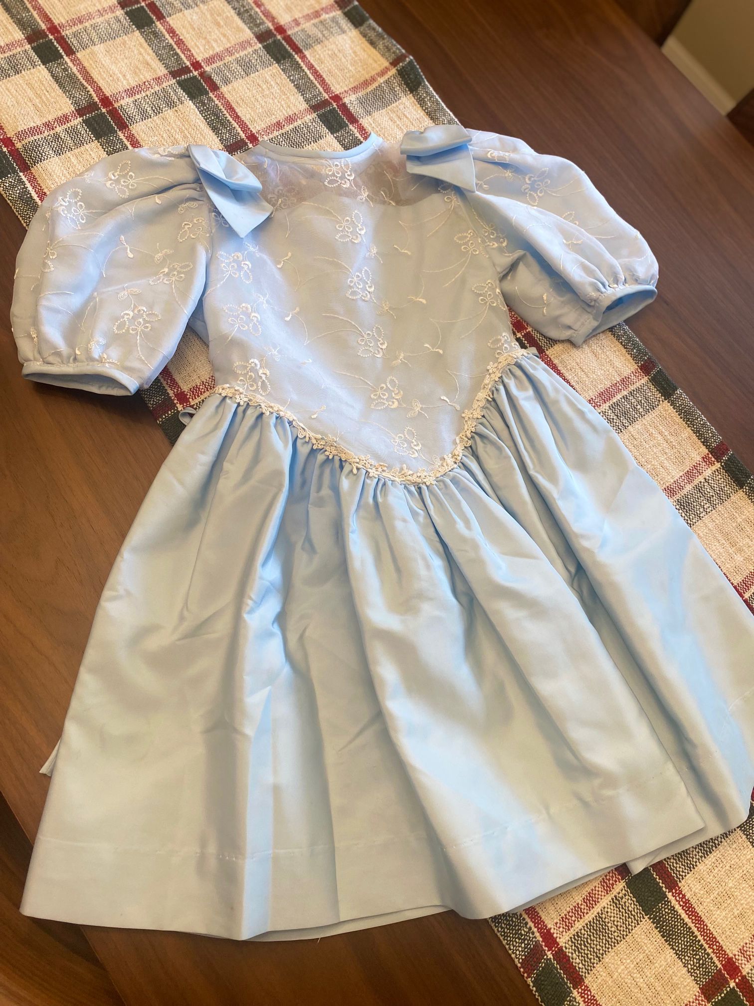 Vintage Dusty Blue Dress