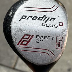 Prodyn Plus II Baffy 5-wood golf club 21* Loft