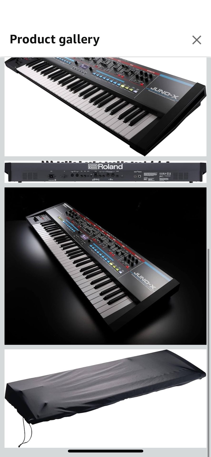 Roland Juno ds 88 Keyboard Like New Synth With 2 stands!