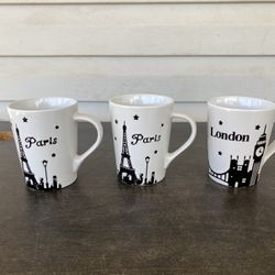 3 Signature coffee mugs