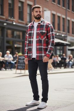 VADALINE red flannel shirt