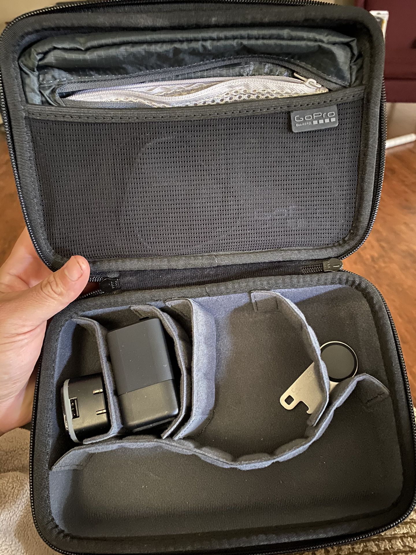 like new Gopro travel case with Accessories