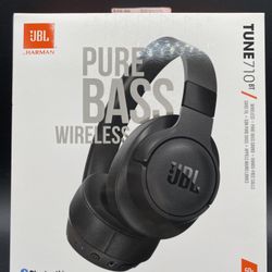 Headphones - Bluetooth Wireless Over-Ear -  JBL Tune 710BT