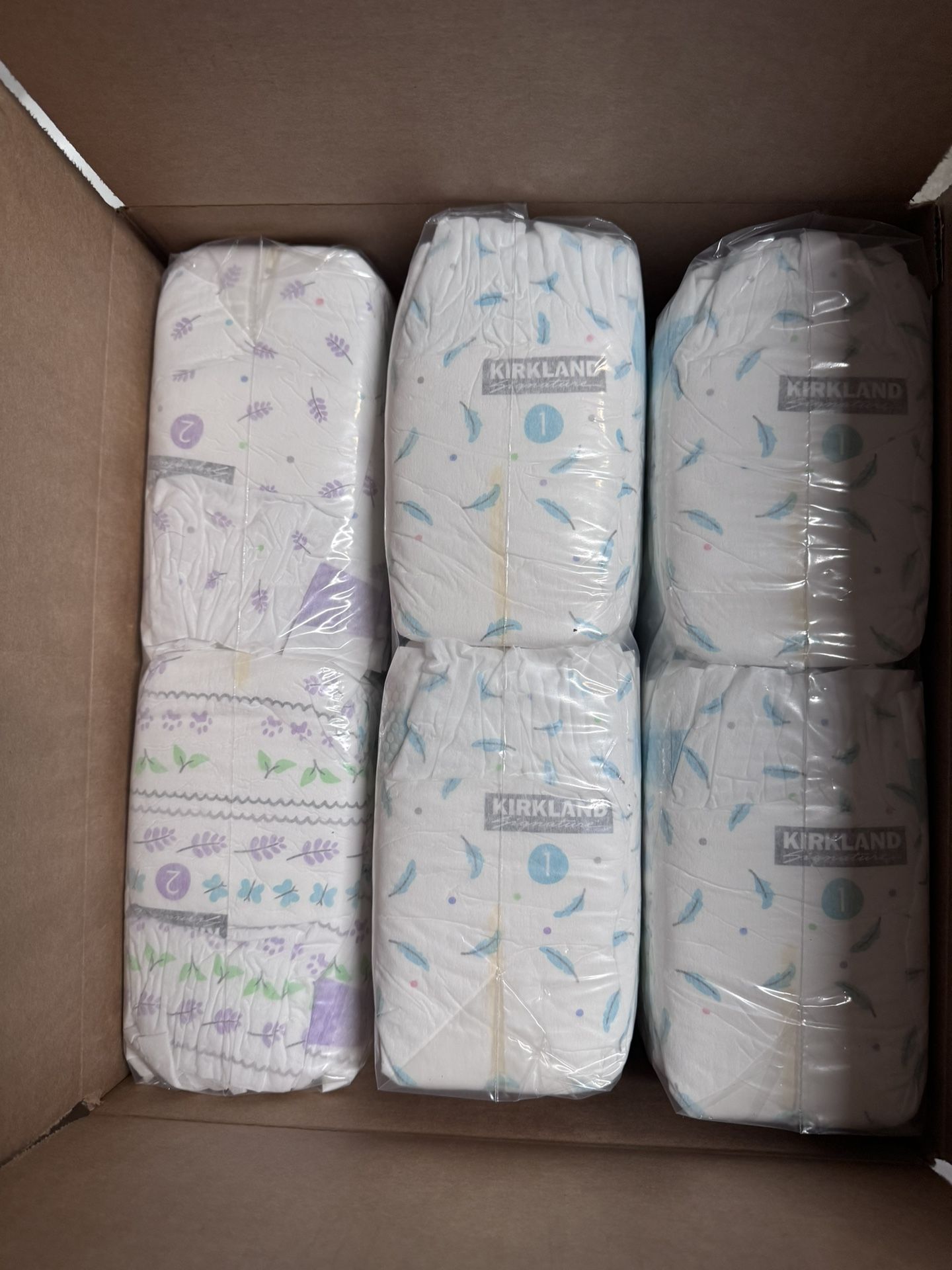 Diaper Size 1 and Size 2