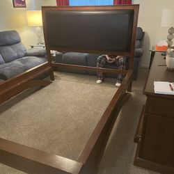 Sleigh Bed (no Box Spring or Mattress)