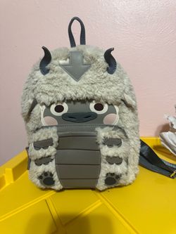 Boxlunch exclusive Loungefly Avatar: The Last Airbender Appa Figural Plush Mini Backpack & Momo wallet