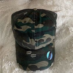 Camouflage Distressed Hat