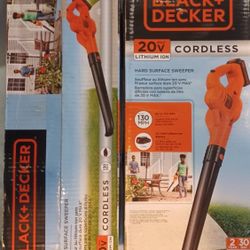 New Cordless Black & Decker Blower Wireless With Battery And Charger New In The Box