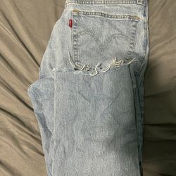 Levi’s Light Blue high Rise Baggy