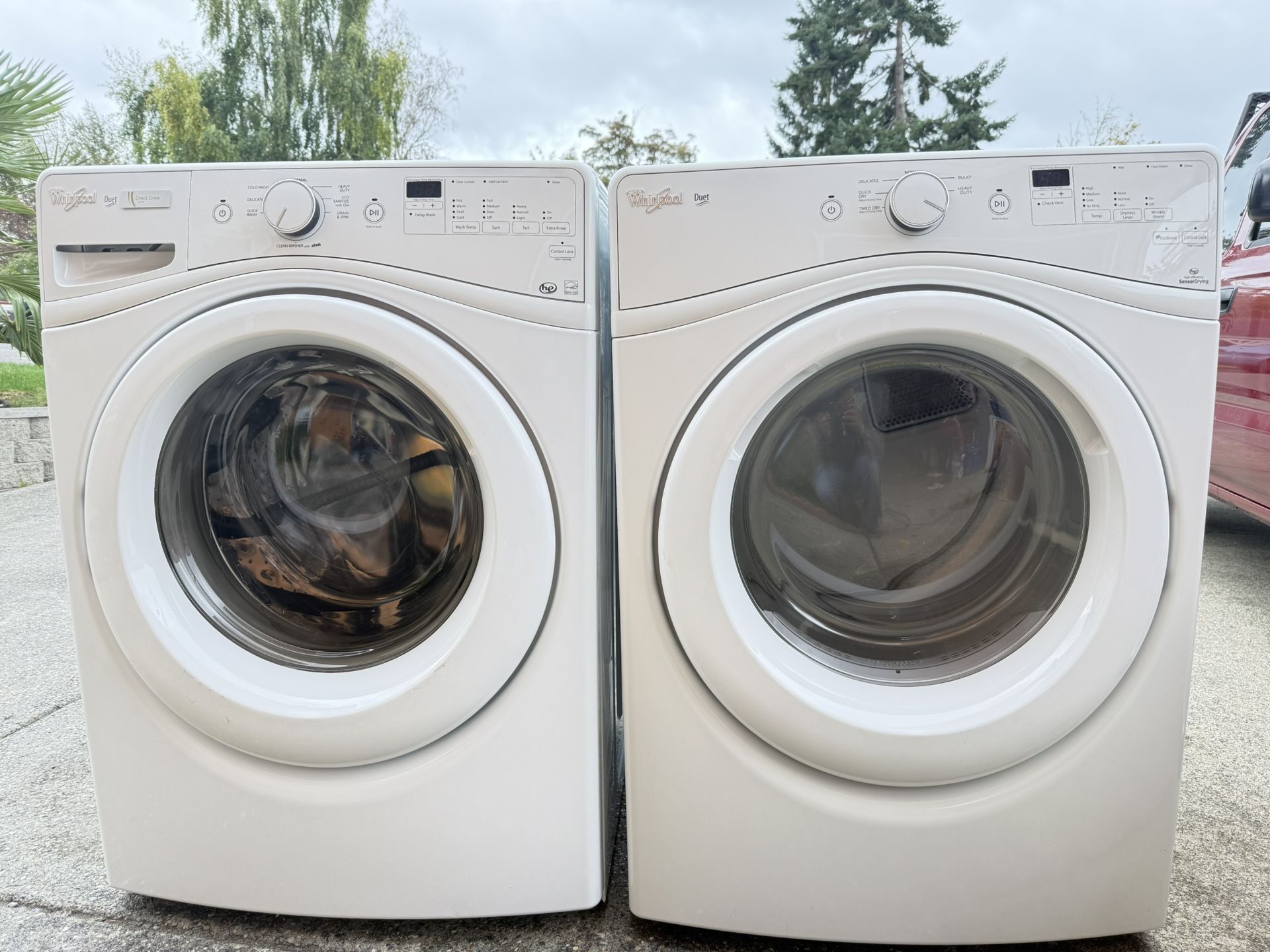 Washer And Electric Dryer 