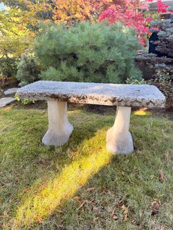 Concrete bench