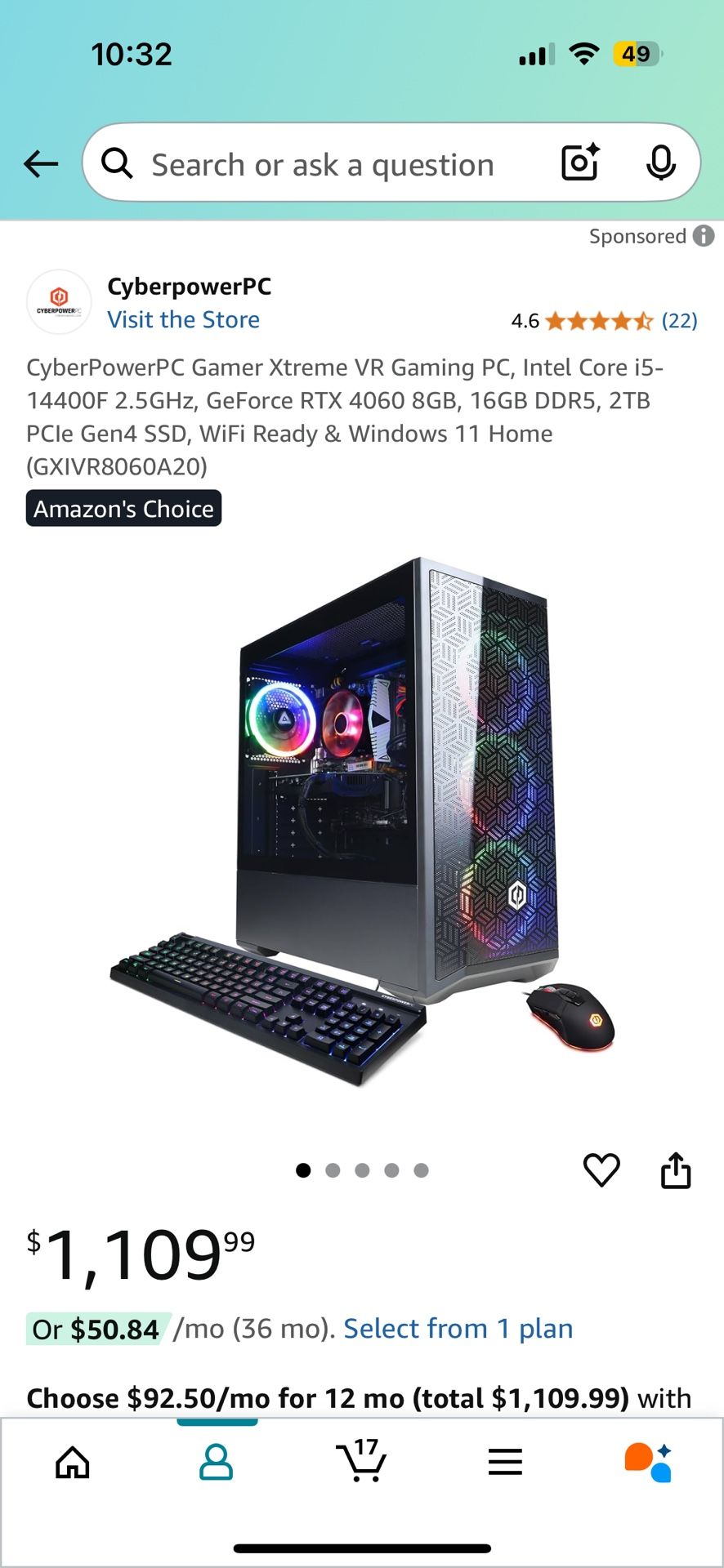 Gaming Computer - Bought In 2019