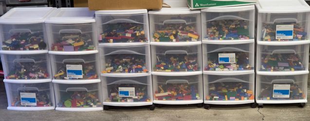 LEGOS!  Approximately 50lbs of loose bricks