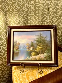 Vintage Nature Oil Painting