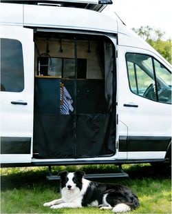 MELIPRON Van Bug Screen with Privacy Blackout Panel Fit