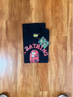 Brande New Bape black and red tee Available in Medium and Large