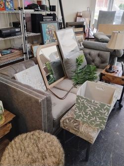 Nice genuine leather couch