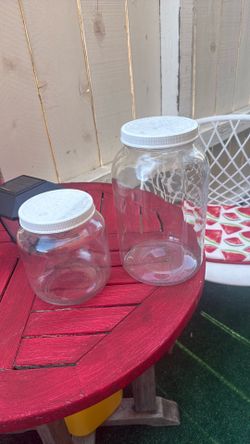 Glass jars