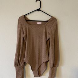 Tan Bodysuit 